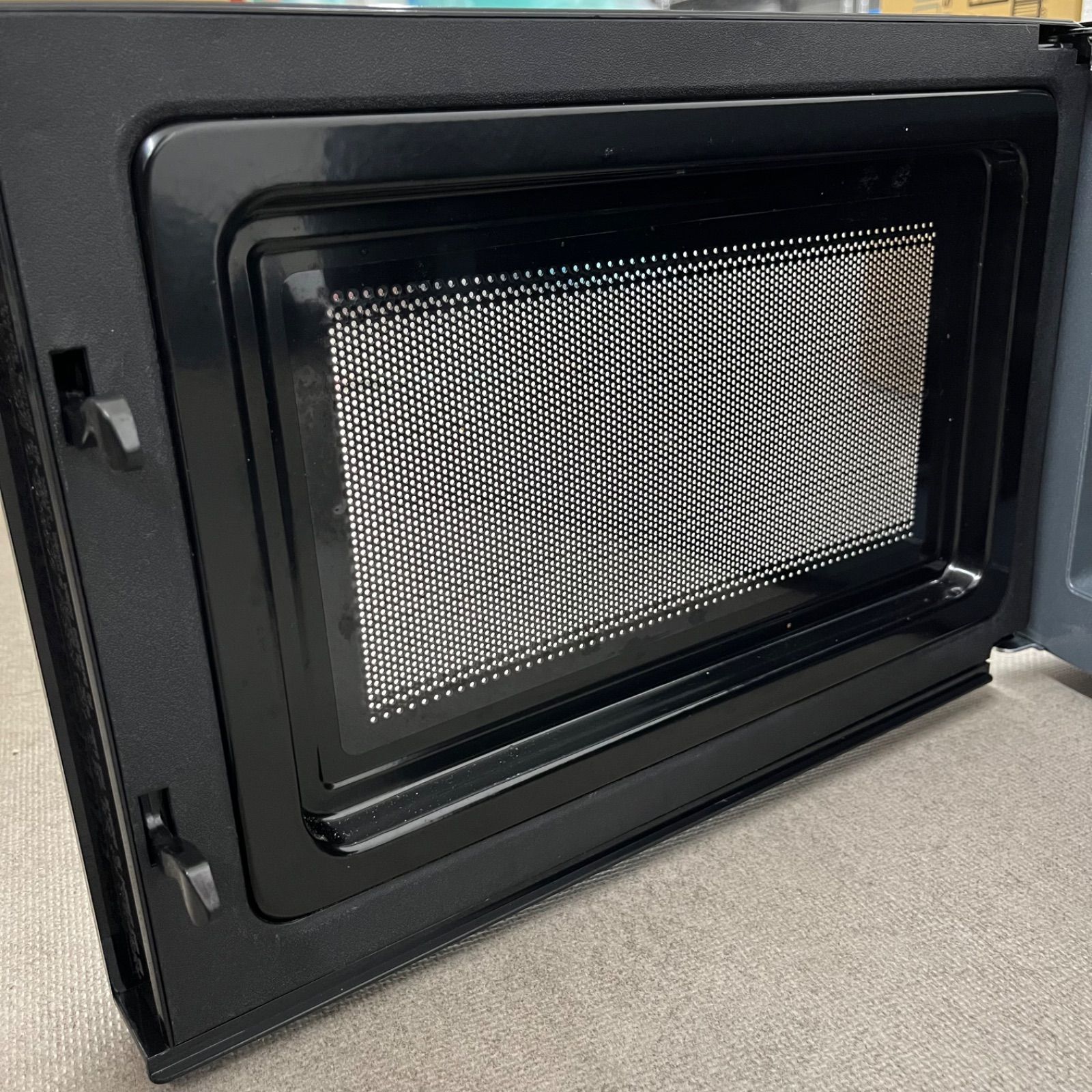 IRIS OHYAMA 電子レンジ 17L PMG-T179-B 2023年式 アイリスオーヤマ 電子レンジ 17L ターンテーブル ヘルツフリー 単機能
