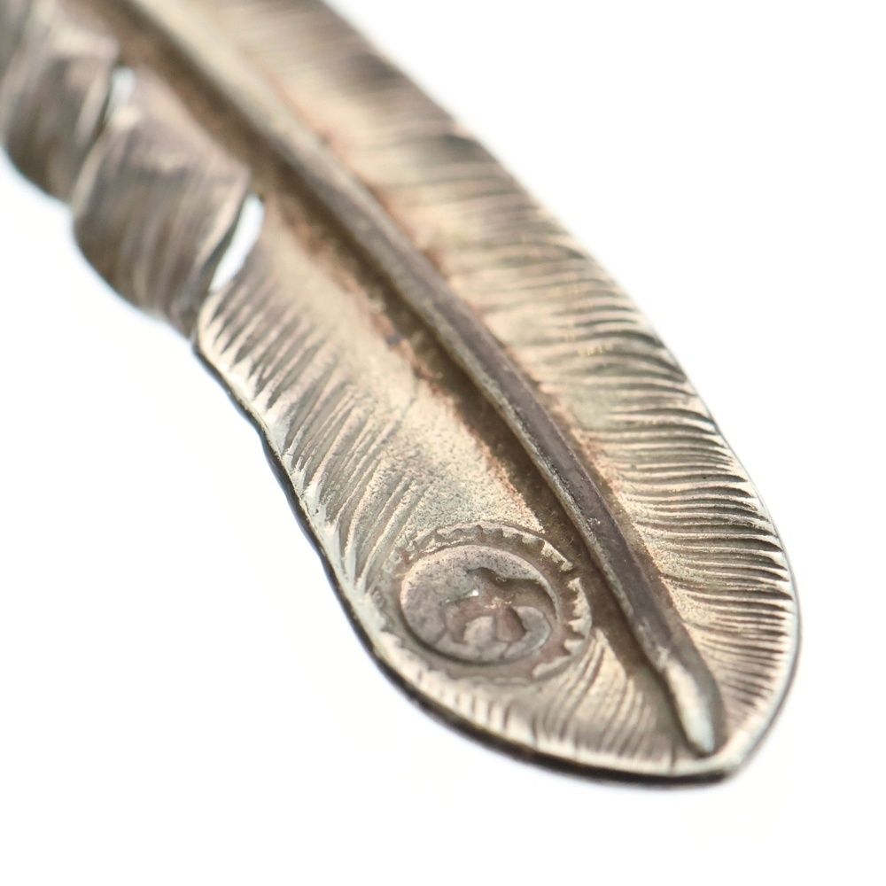 goro's (ゴローズ) 【現行】SVプレーン特大フェザー 左向き ペンダント