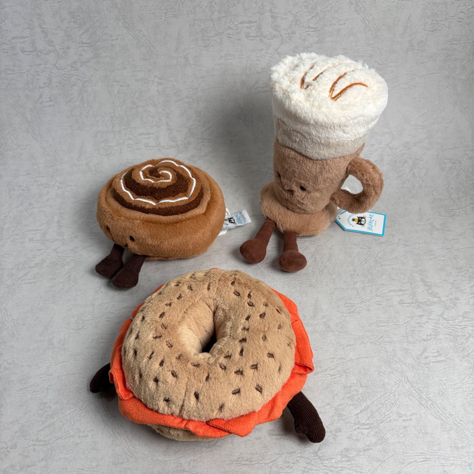 ジェリーキャット　ベーグル Bagel 食べ物　 　ぬいぐるみ Jellycat ジェリーキャット Amuseble Bagel ベーグル パン を