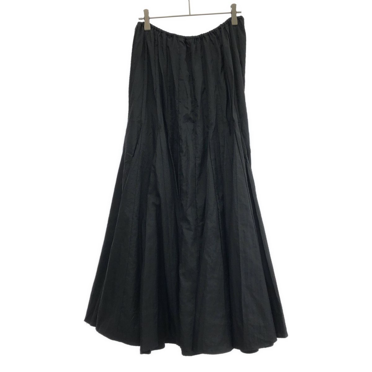 エトレトウキョウ　タックギャザーボリュームスカート　ブラック　S ETRE TOKYO】タックギャザーボリュームスカート (Sサイズ、ブラック