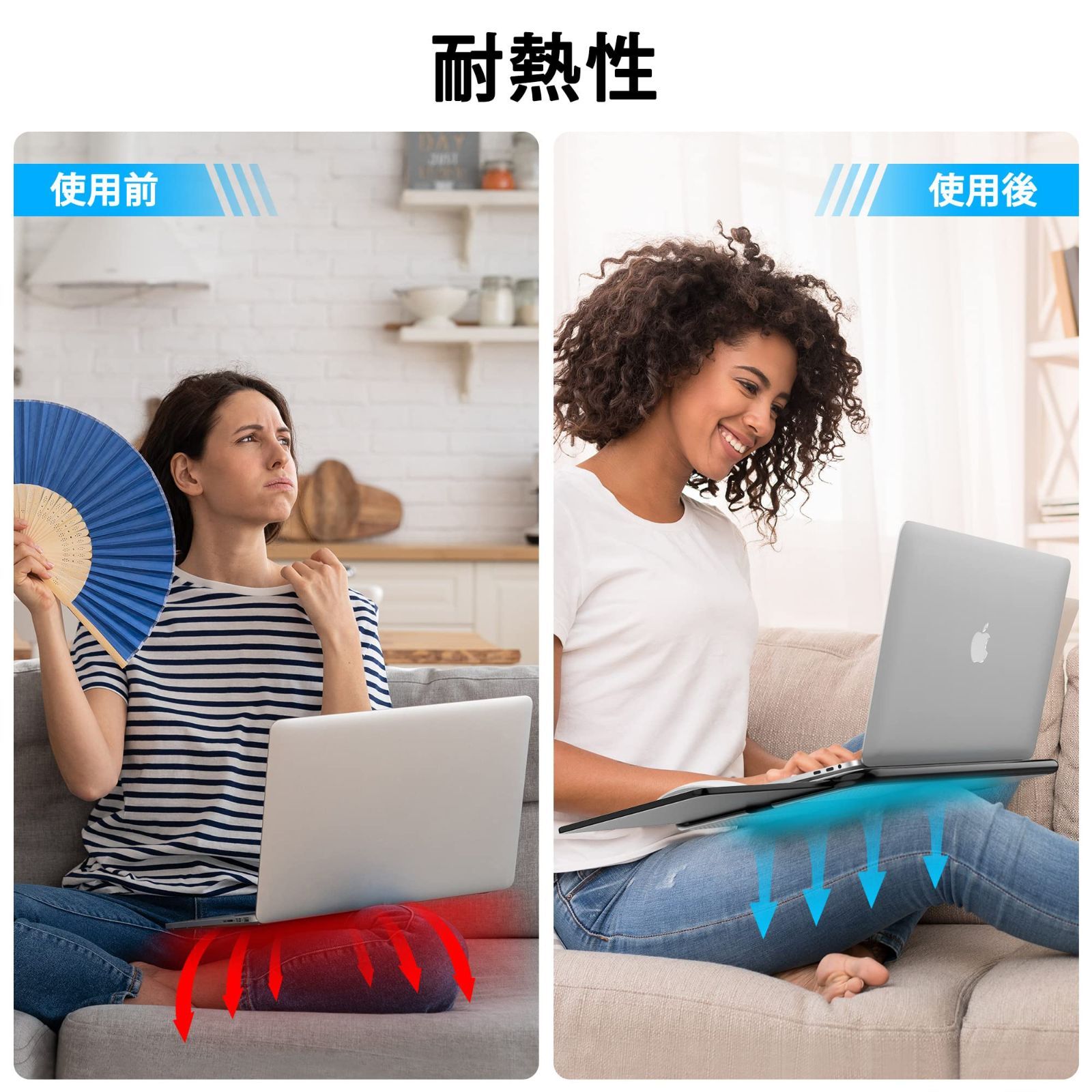 AboveTEK 膝上テーブル ノートパソコン スタンド 7~15.7インチ対応 放熱性 軽量 Macbook Air/Macbook Pro/iPad Pro/Notebooks 収納式マウスパッド 携帯用ひざ上PCスタンド 冷却台 ノートパソコン用 滑り止 | 膝上テーブル : マウスパッド付き 7~15.6インチ対応 7~15.7