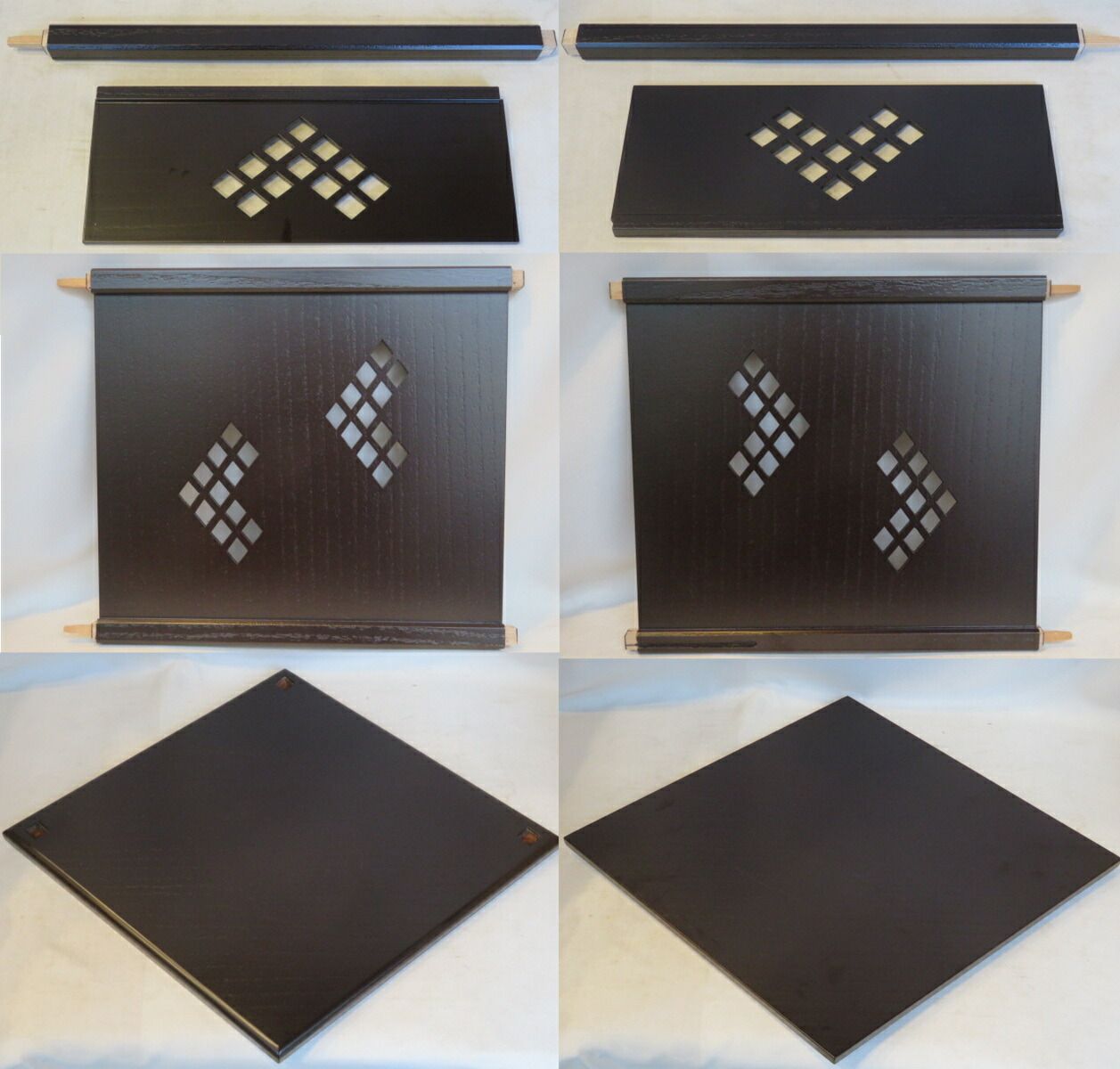 本物保証、全品送料0円! 十月 特売品 山中塗 助田宗明作 裏千家流 淡々斎好写 溜掻合塗 徒然棚 税込 超