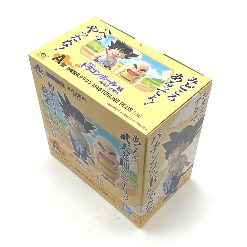 中古】【開封】A賞 孫悟空&クリリン MASTERLISE PLUS フィギュア