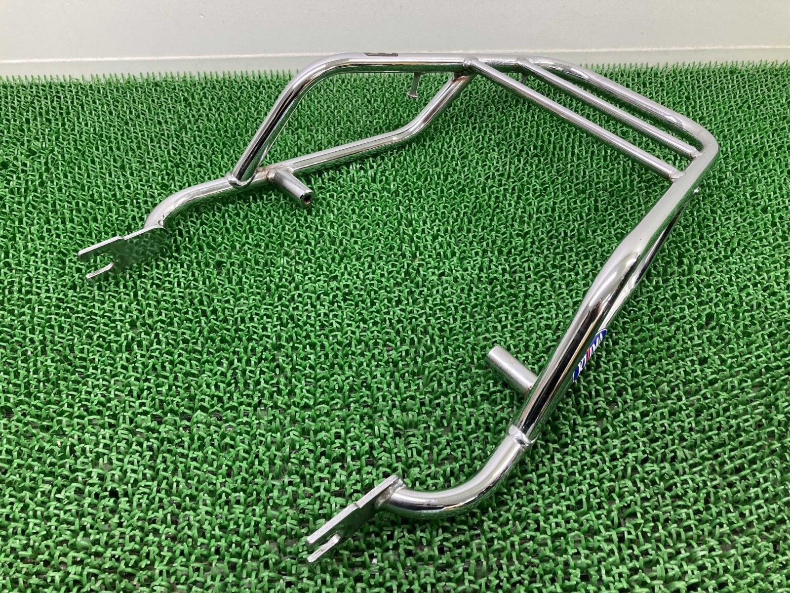 W650 リアキャリア カワサキ 純正 バイク 部品 EJ650A W400 W800にも オプション リアラック 曲がり無し 車検 Genuine qV