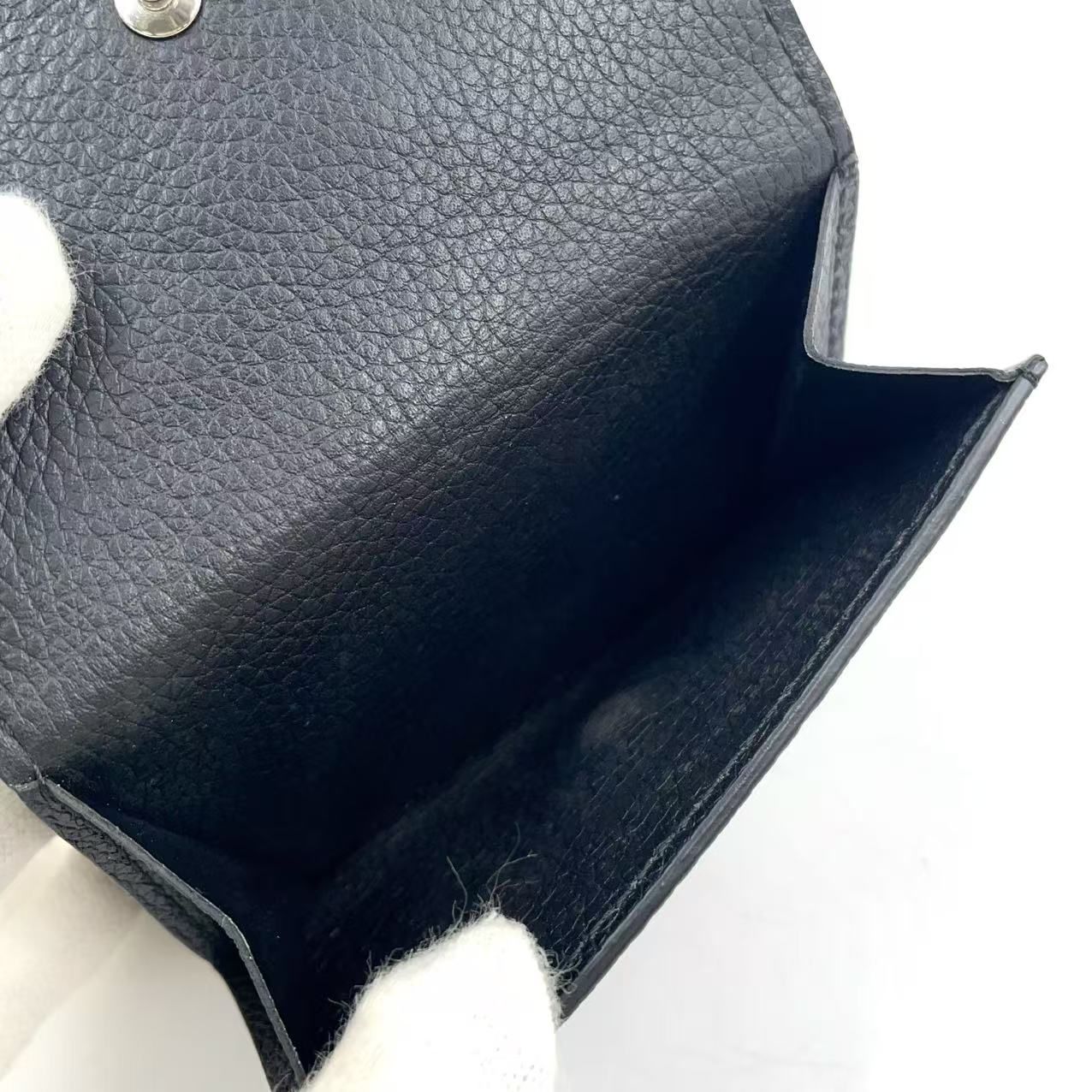 LOUIS VUITTON ポルトフォイユ ロックミニ ノワール イニシャル