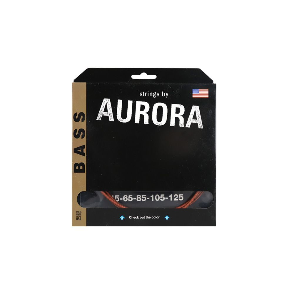 Aurora オーロラ 5弦ベース弦 45-125 -オレンジ色