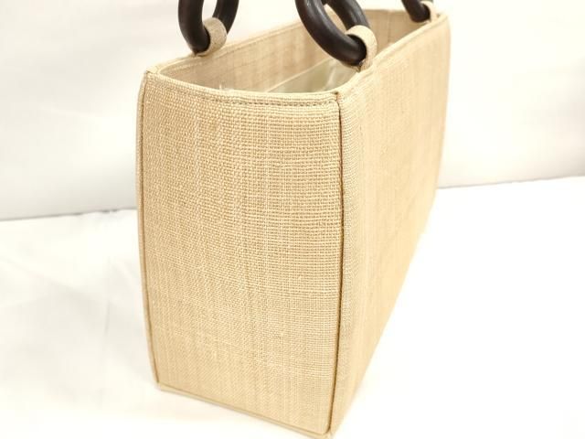 平和屋本店□極上 夏物 喜如嘉の芭蕉布 和装小物 和装バッグ 手積み  