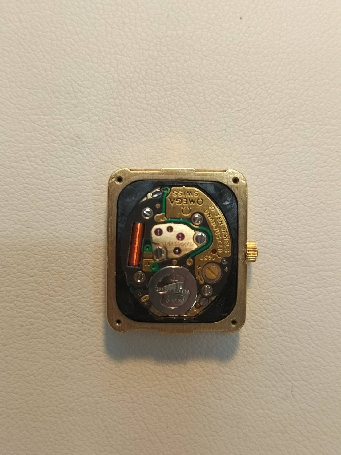 オメガ デ・ヴィル 595.0070 クォーツ Cal.- GP 革 純正尾錠（GP  