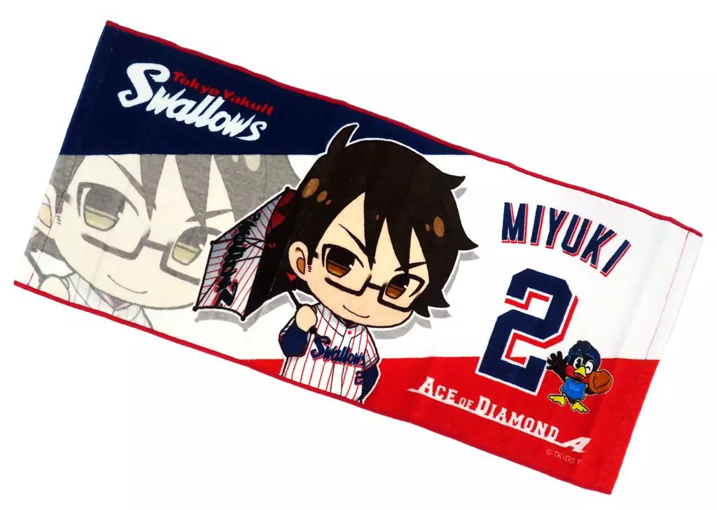 ◎ダイヤのA×東京ヤクルトスワローズコラボハンドタオル☆未使用