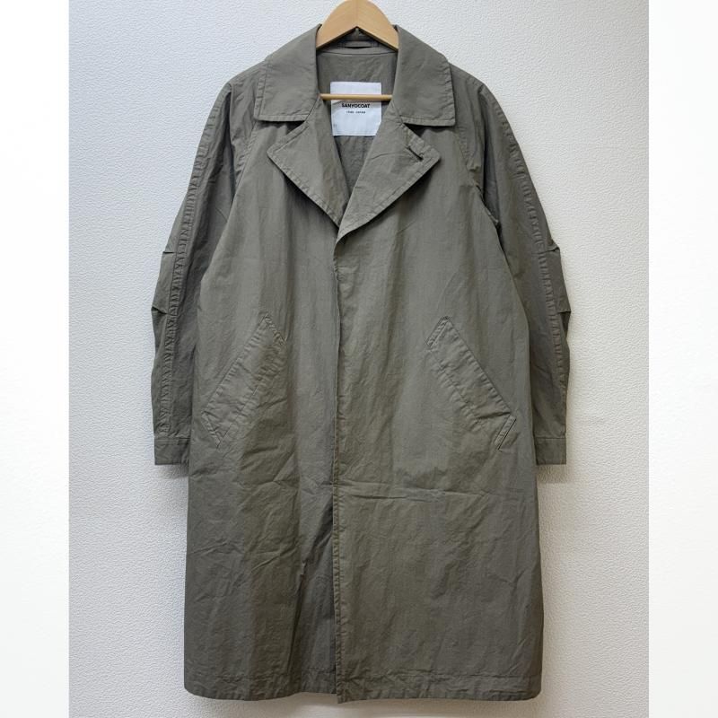 SANYO COAT サンヨーコート コート P1A30-310-75 日本製 薄手 コットン チェスターコート