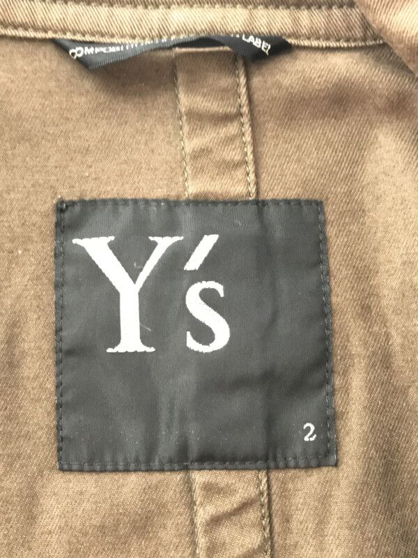 Y's ワイズ 16SS ダメージ加工カバーオール カーキ 2 - MODESCAPE