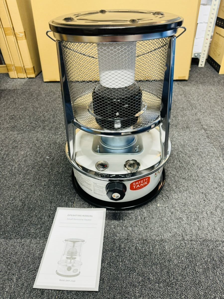 石油ストーブ 容量6L 360% 循環対流型 小型 軽量 持ち運び便利 き 屋外多機能 電源不要 急速加熱 防寒対策 屋内屋外パティオ用 キャ