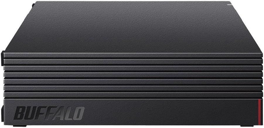 バッファロー 外付けハードディスク 4TB テレビ録画|PC|PS4|4K対応 バッファロー製nasne™対応 静音-コンパクト 日本製 故障予測 みまもり合図 HD-AD4U3