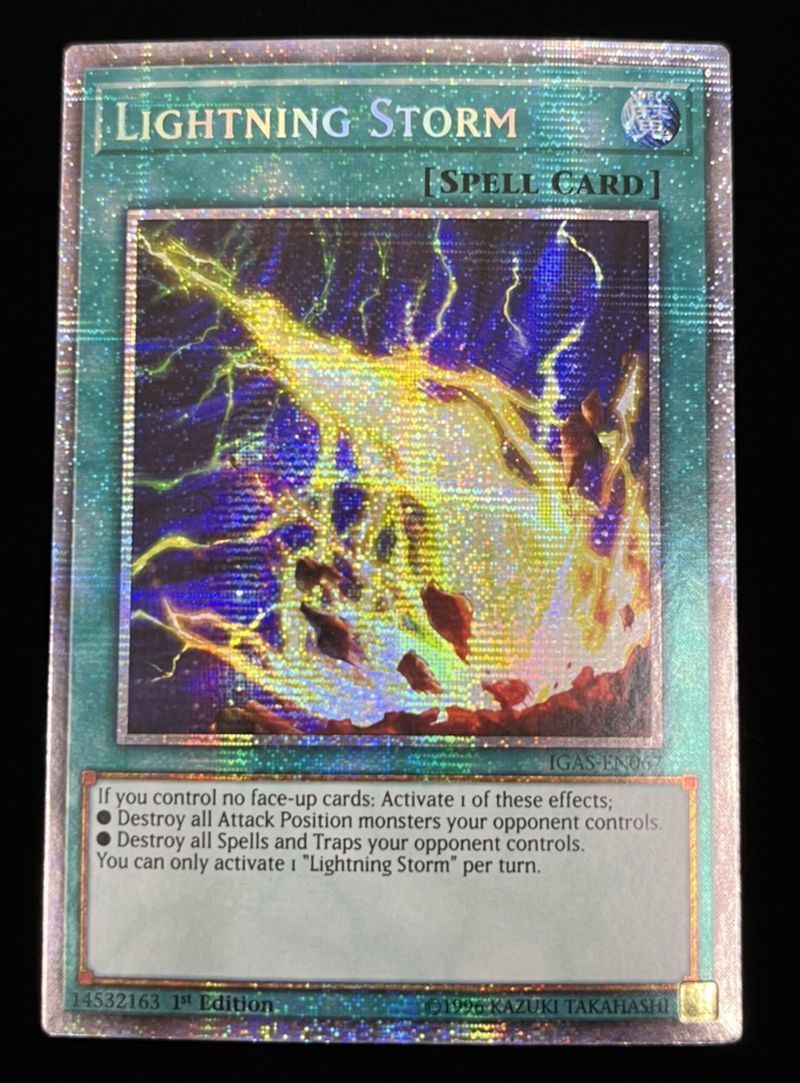 遊戯王 英語 北米版 ライトニング･ストーム スターライトレア 1st ①