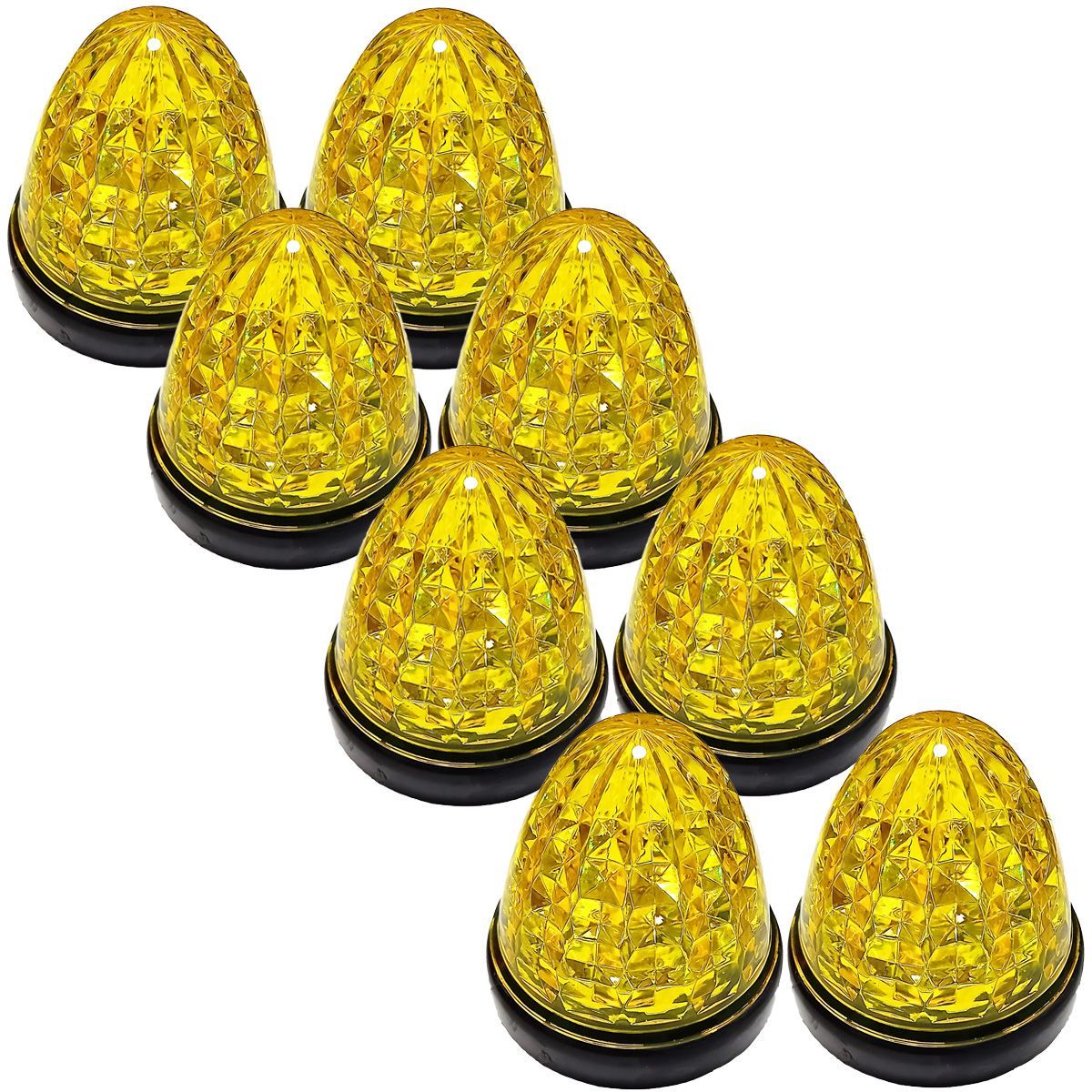 24V トラック用 LED マーカーランプ サイドマーカー マーカー 8面