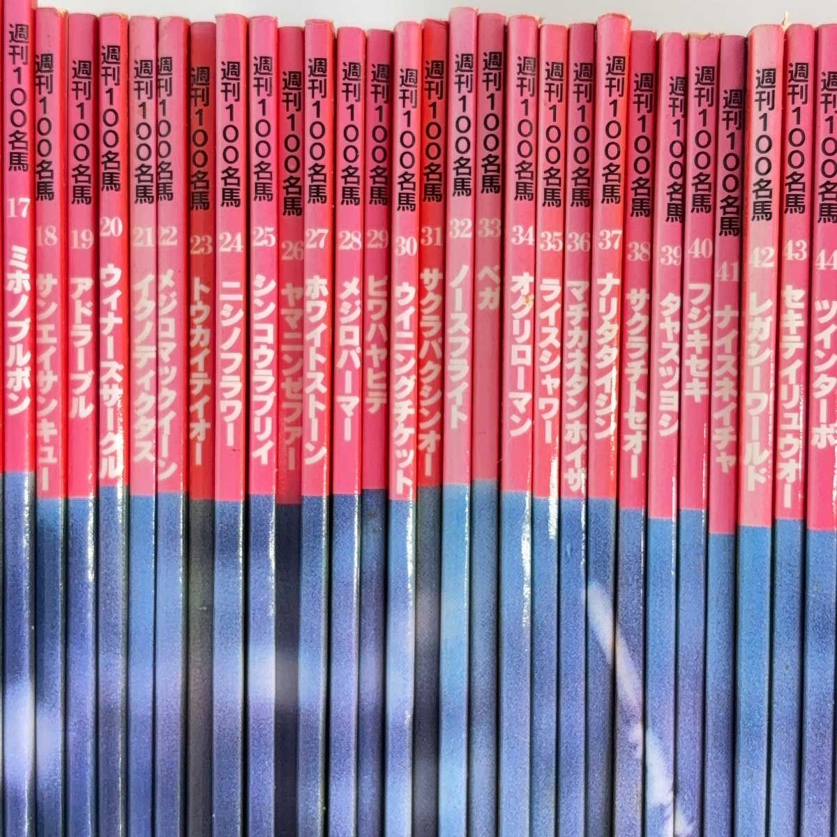 [124冊セット] ギャロップ 100名馬 全巻あり 1-100 年間雑誌 88年-05年 ※95年96年抜け 124冊セット] ギャロップ 100名馬 全巻あり 1-100 年間雑誌 88年