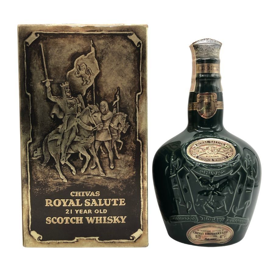 未開栓！ シーバス ブラザーズ ロイヤルサルート 21年 緑陶器 700ml ローヤルサルート 21年 緑 陶器ボトル - お酒買取専門店ネオ