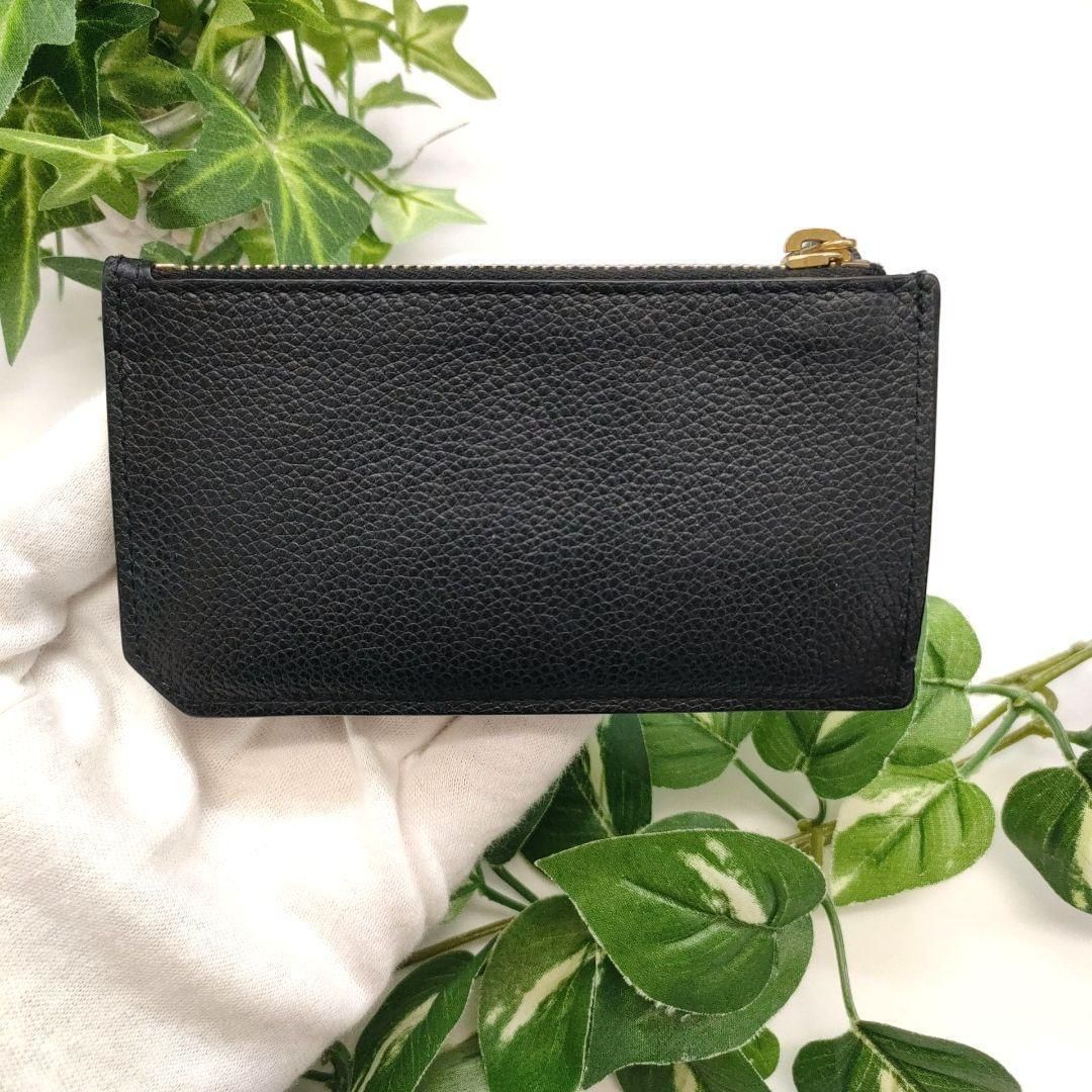 サンローラン フラグメントケース コインカードホルダ― ブラック カサンドラ