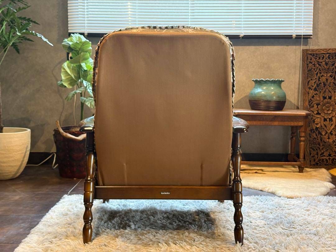 ①カリモク karimoku リクライナー コロニアル RC60 レトロ GG