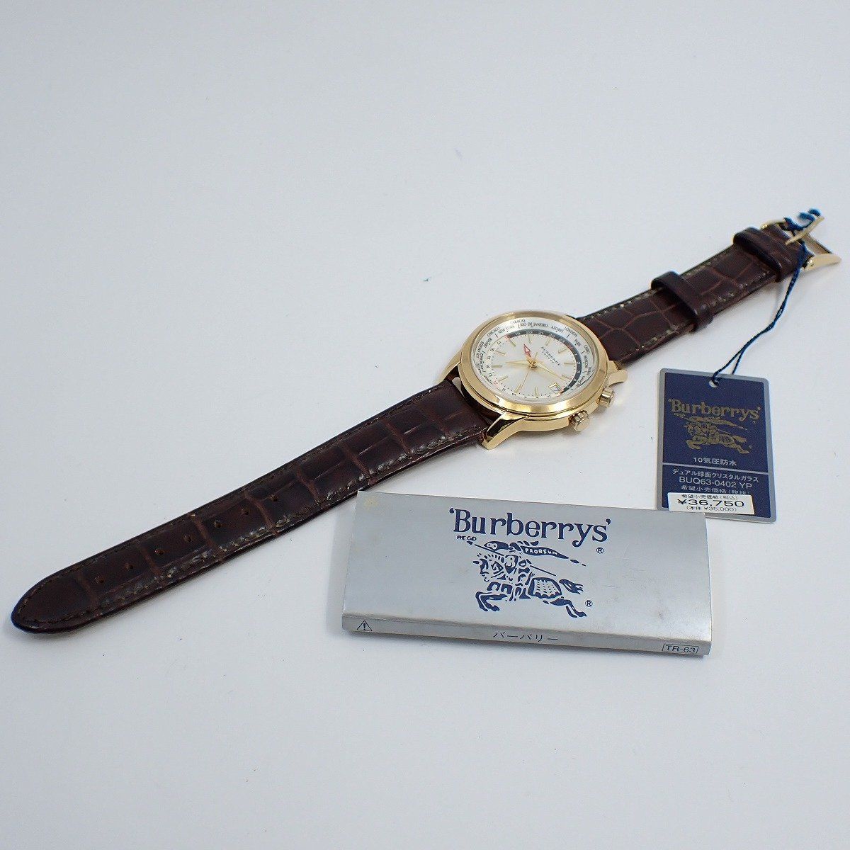 美品 BURBERRY メンズ腕時計 35mm 純正ベルト・夜光付き 楽天市場】【ウォッチ】BURBERRY バーバリー ゴールド文字盤 GP