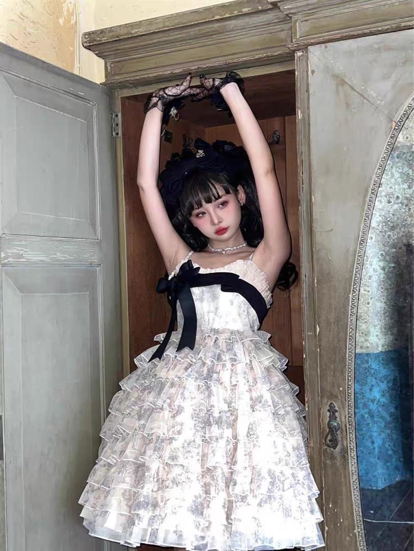 ロリータ風キレイめワンピース お出かけやイベントに最適な女子会コーデ♪