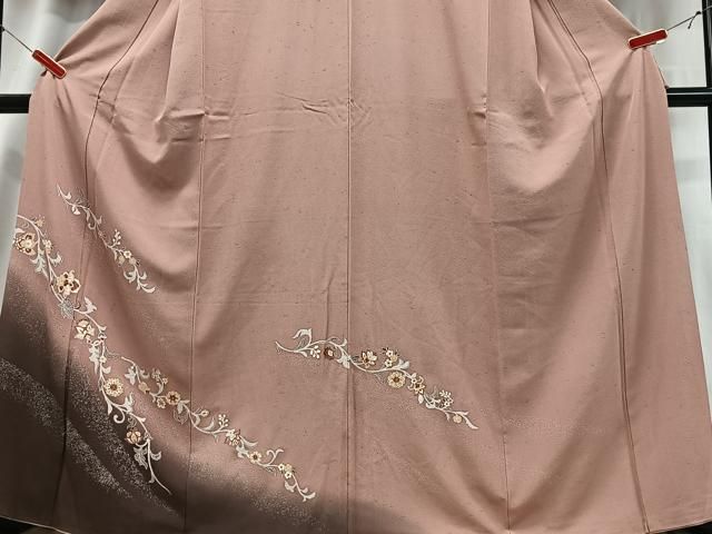 平和屋着物□訪問着 更紗花文 暈し染め 金彩 正絹 逸品 CAAU6429xe