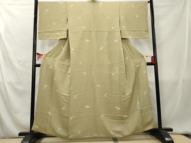 平和屋着物□上質な小紋 枝花文 正絹 逸品 AAAZ2533cs