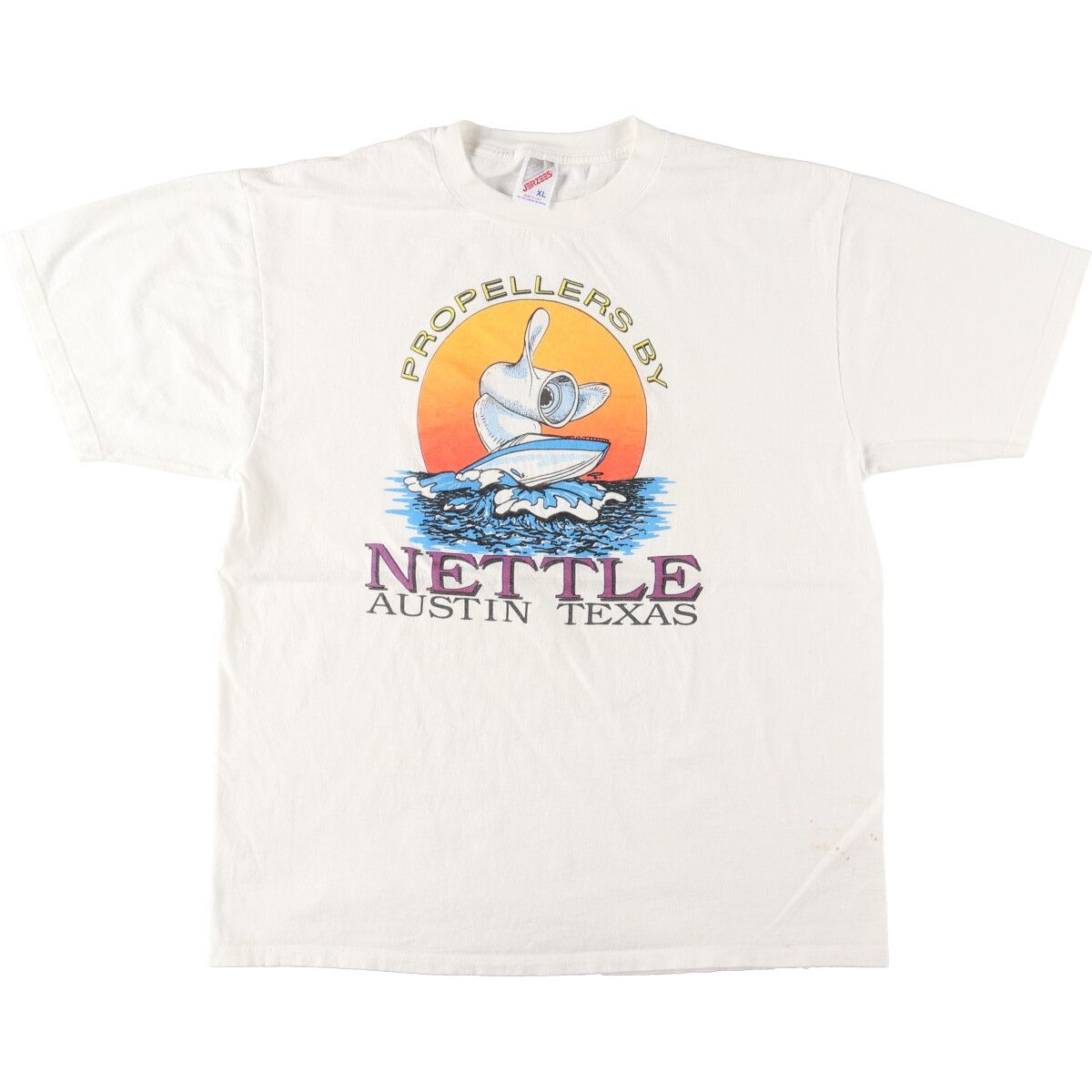 古着 90年代 ジャージーズ Jerzees プリントTシャツ USA製 メンズXL ヴィンテージ/eaa436060