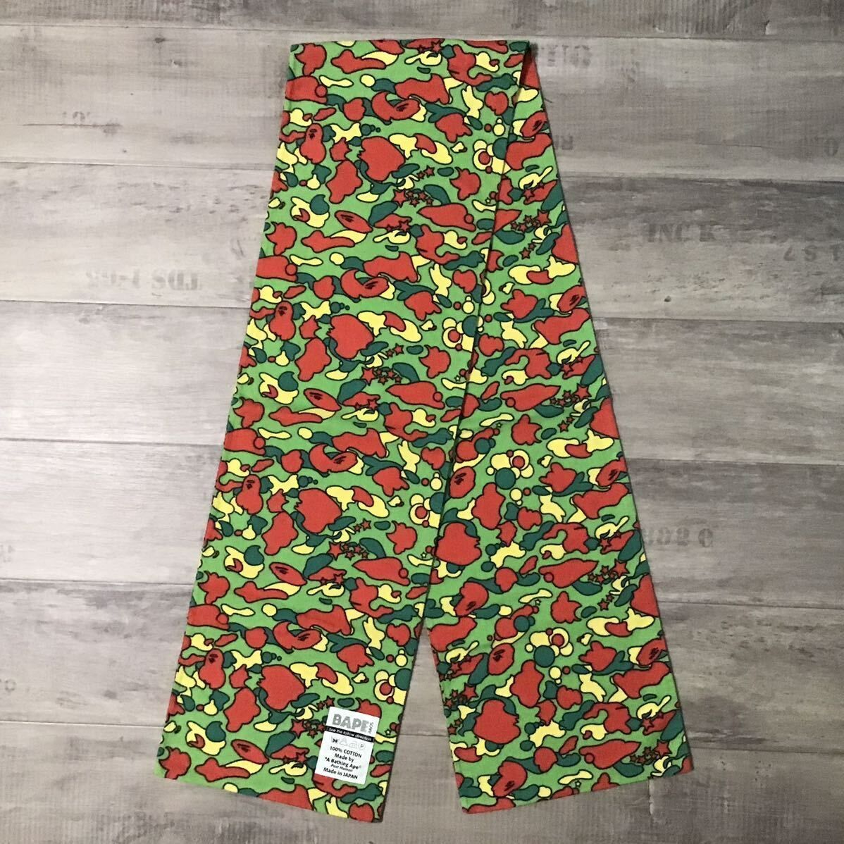 ☆激レア☆ 初期 Psyche camo マフラー a bathing ape BAPE ストール エイプ ベイプ アベイシングエイプ  Pharrell NIGO 裏原宿 - マフラー