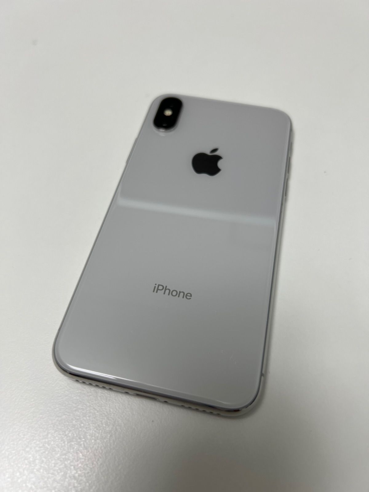 iPhone X 256GB シルバー 本体のみ。 - メルカリ