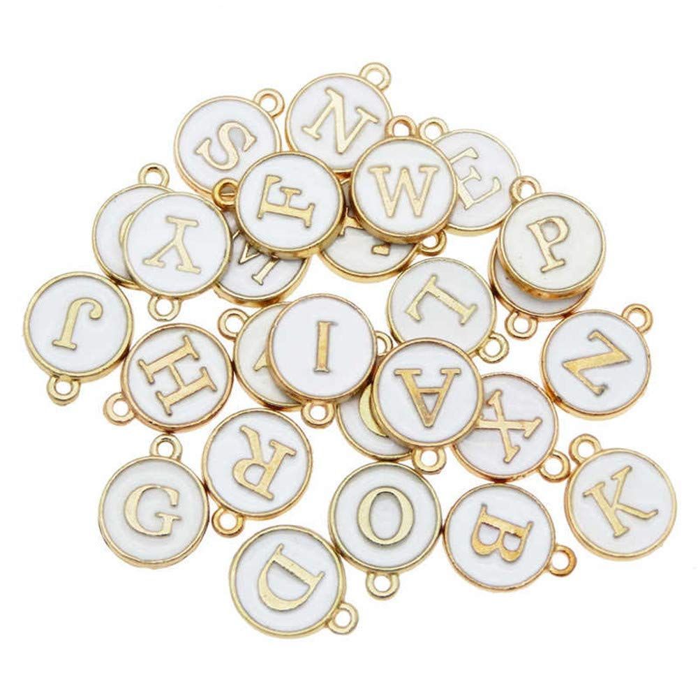 第一ネット 新品 未使用 色名 ホワイトアルファベット チャーム アクセサリー パーツ ゴールド K その他 Riversideallofusornone Org Riversideallofusornone Org
