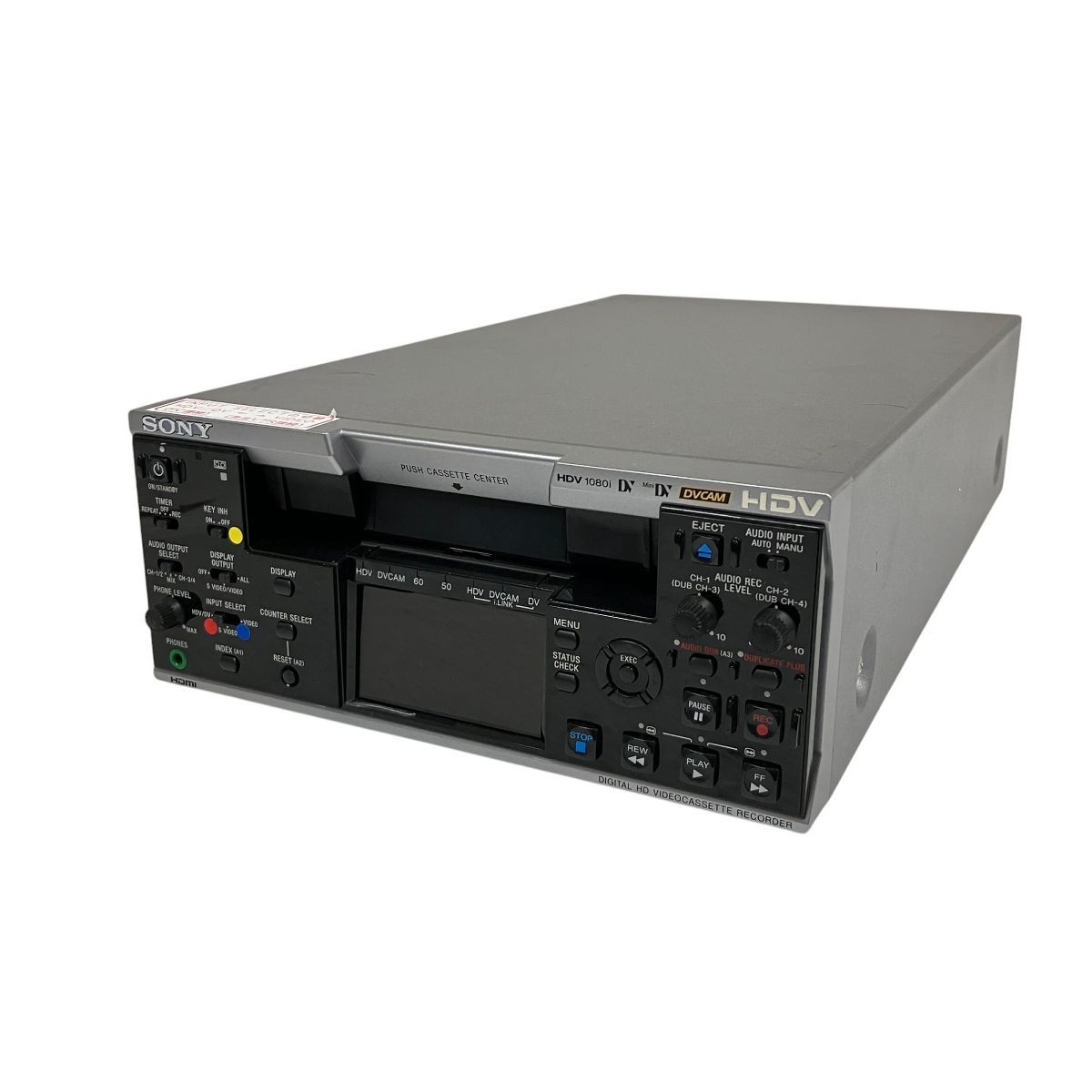 SONY HVR-M25J デジタルHDビデオレコーダー 2007年製 ソニー HDV記録 DVCAM対応 i.LINK端子 ミニDVテープ O9874917