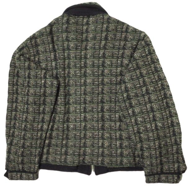 MYNE マイン 23SS 日本製 Tweed Knitted Drizzler Jacket ツイード