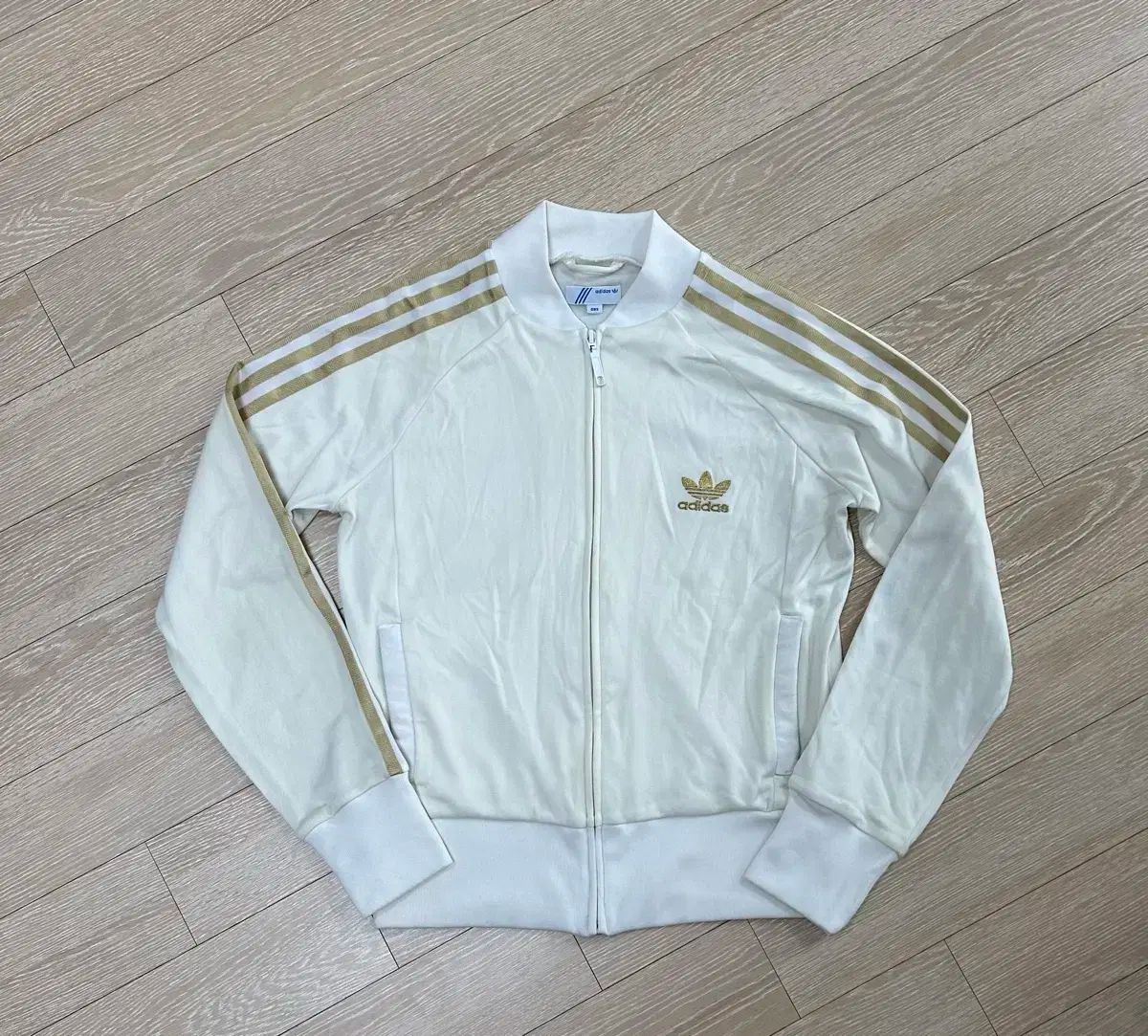 adidas アディダス 白 ゴールド ジャージ 95