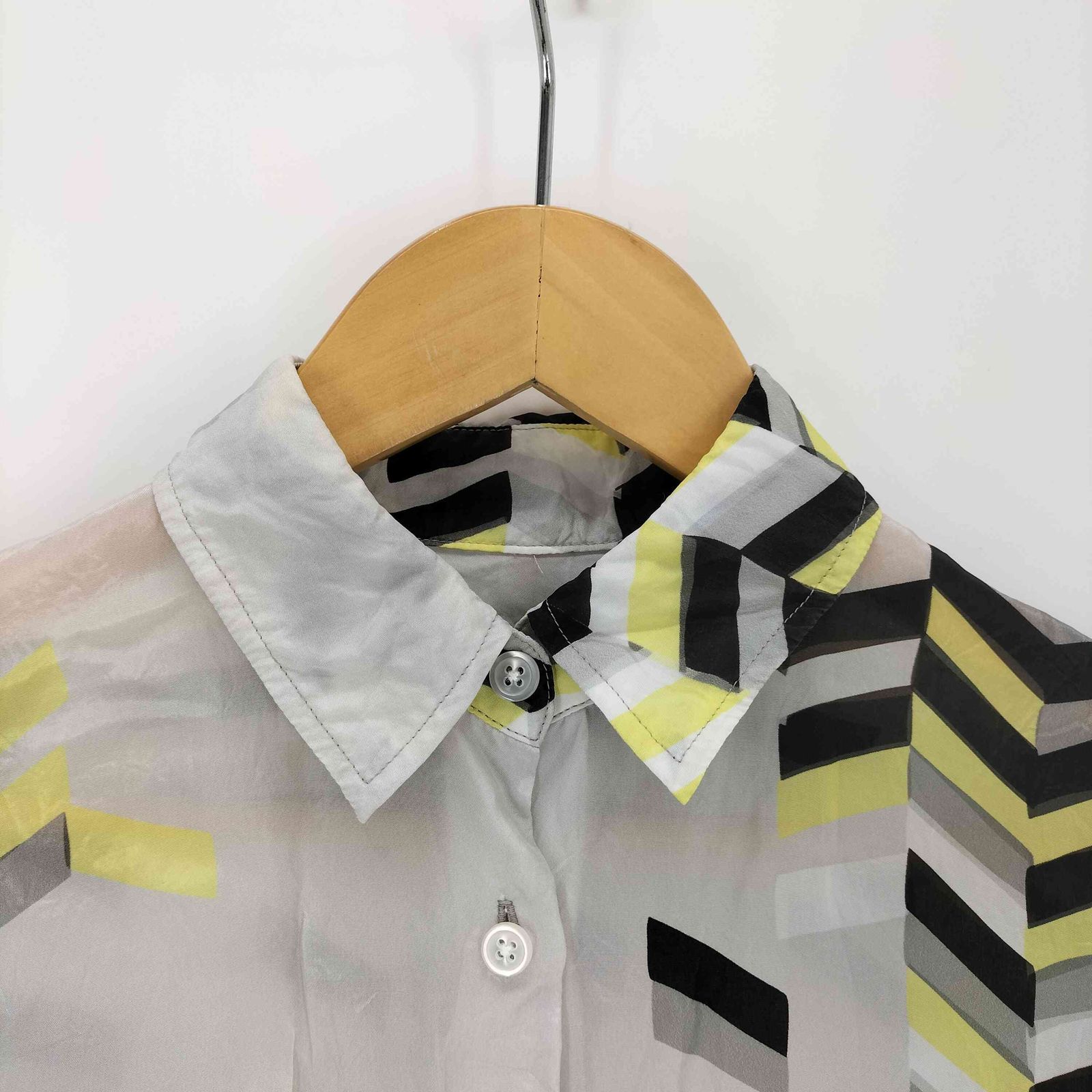 カラー kolor バック裾デザイン ノースリーブシャツ レディース 1 