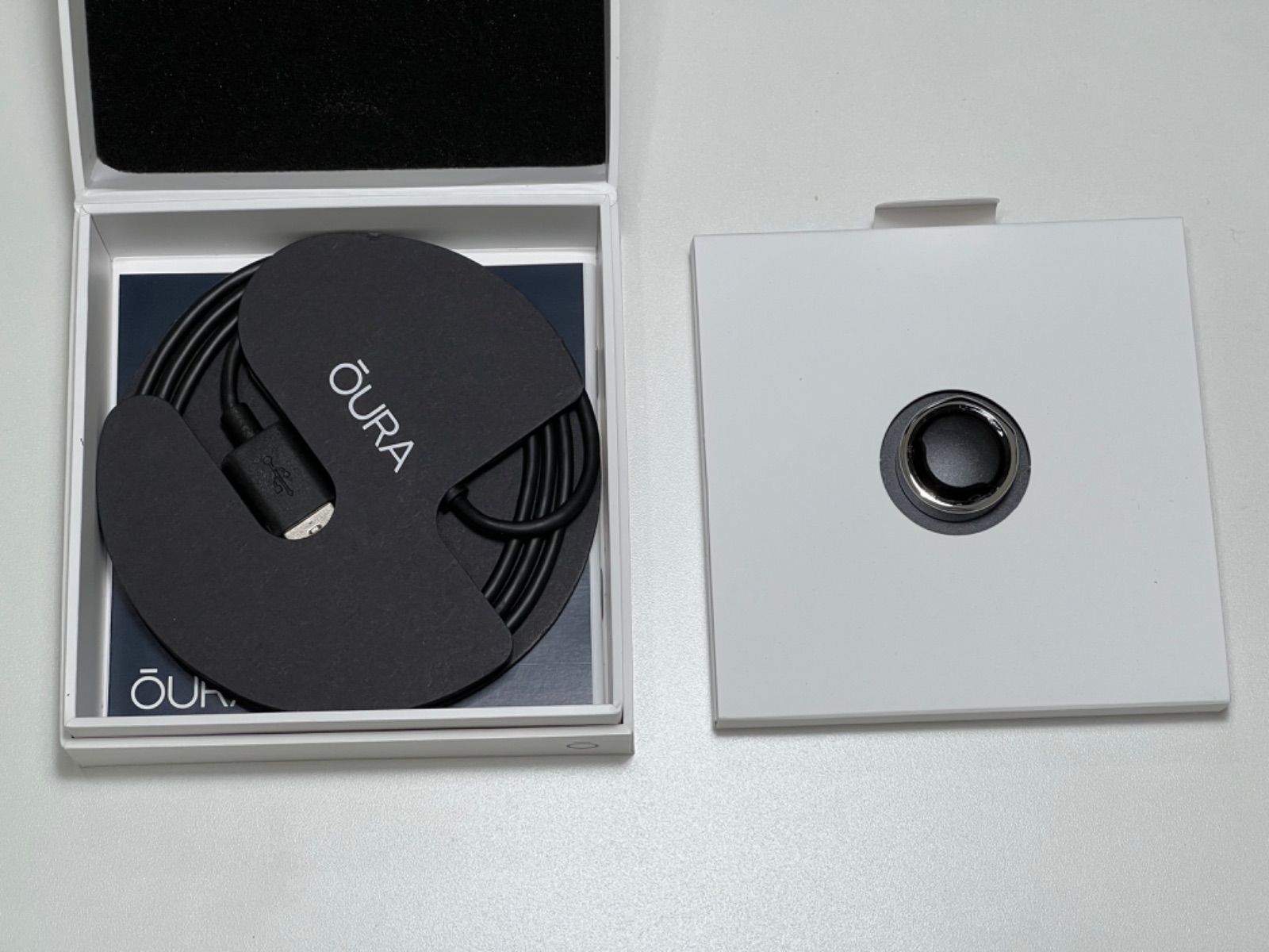 【 美品 半年使用 】Ouraring Gen3 silver US8 Shop Oura Ring Gen3: Heritage Silver