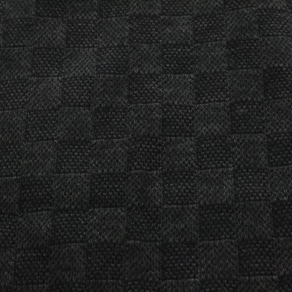 LOUIS VUITTON ルイヴィトン エシャルプ プティ ダミエ グラフィット ウール マフラー ブラック M 70028