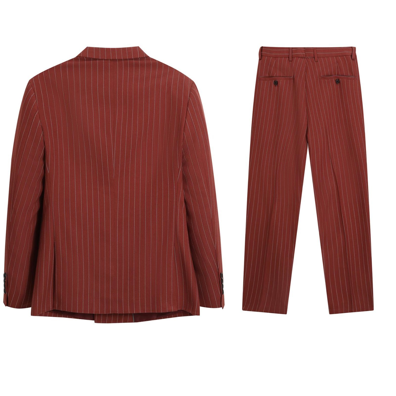 メンズ スーツ 2点セット ダブルブレスト 二つボタン ジャケット 上下