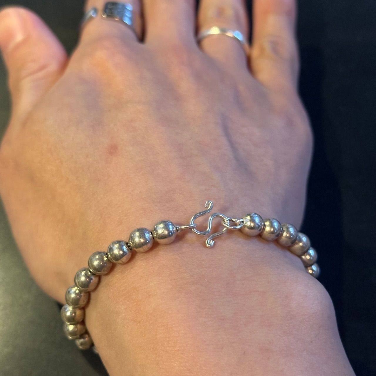 SILVER925 BIG PEARL BANGLE/シルバー/ブレスレット ブレスレット