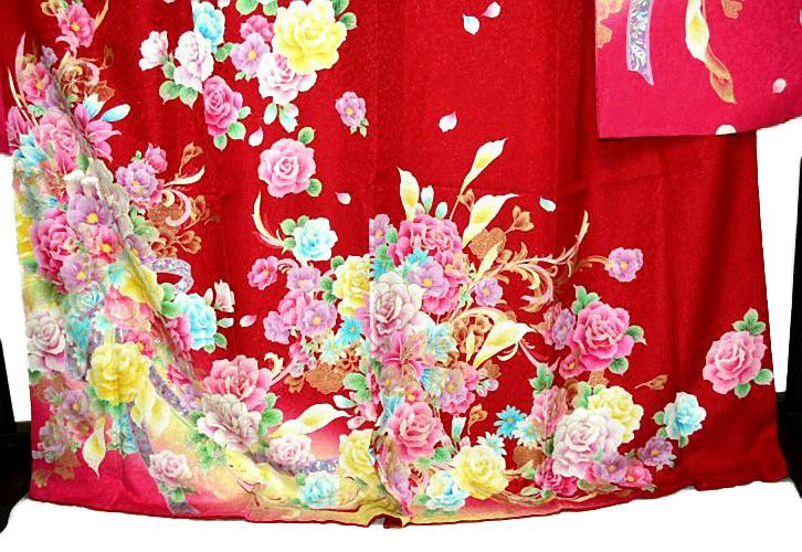 裄丈67ｃｍ 正絹