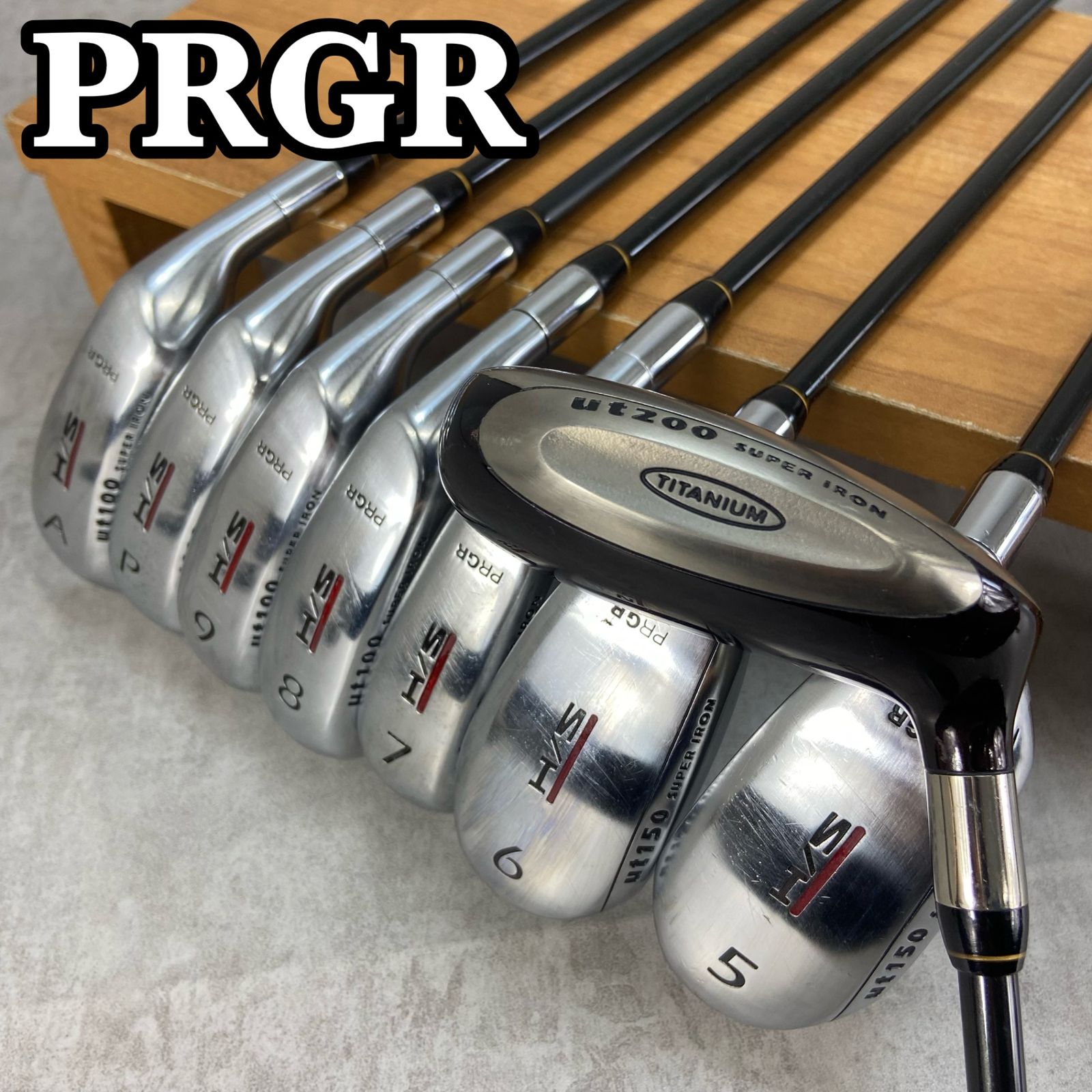 PRGR ut200 ut150 ut100 レディース アイアンセット 8本 PRGR ut200 ut150 ut100 レディース アイアンセット 8本
