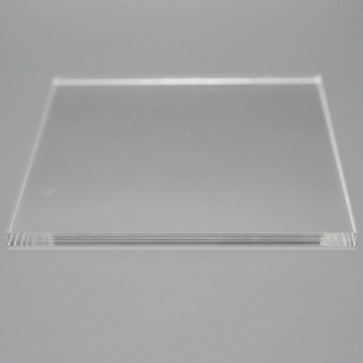 透明 アクリル 5mm厚 正方形 10cm 4個セット