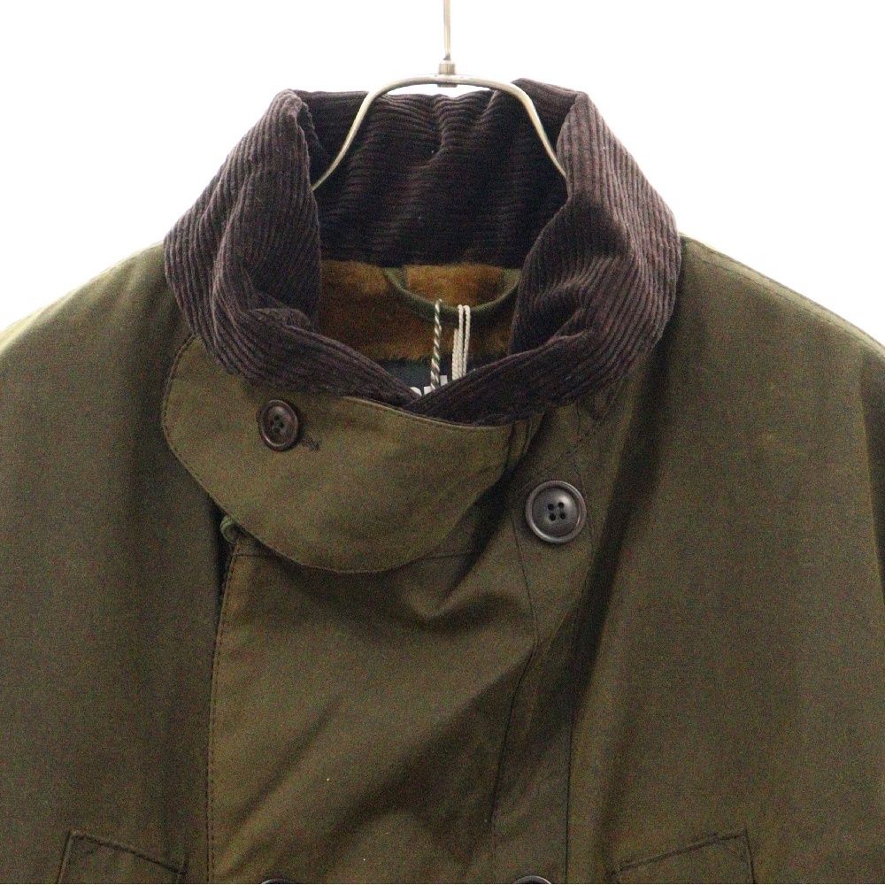 Barbour (バブアー) ×Engineered Garments MACKINAW WAX JACKET エンジニアドガーメンツ  マッキノーワックスジャケット カーキ/ブラウン MWX1593OL51 - メルカリ