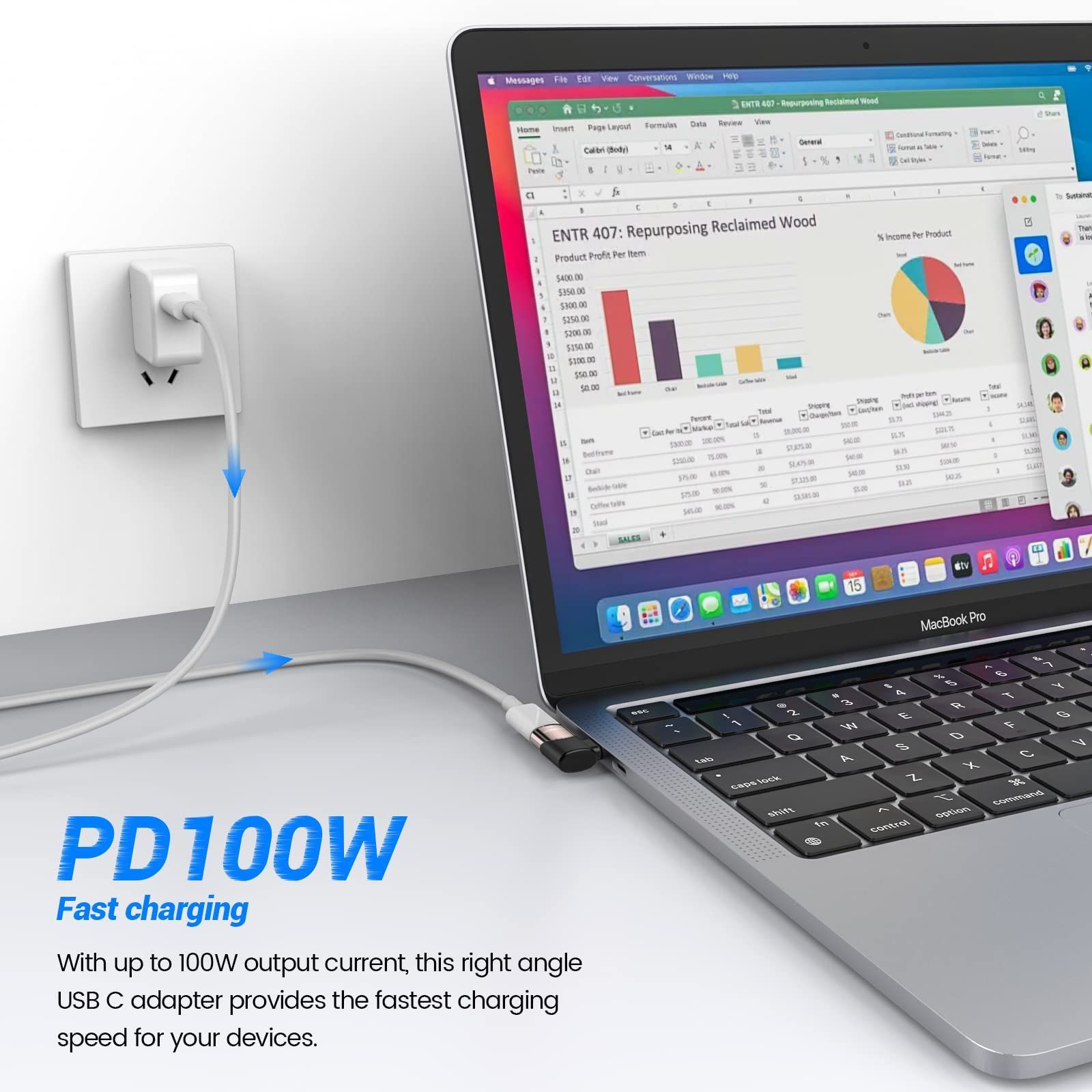 在庫セール】左右 アダプター 90° L字 変換 USB Cオス対メス C USB C