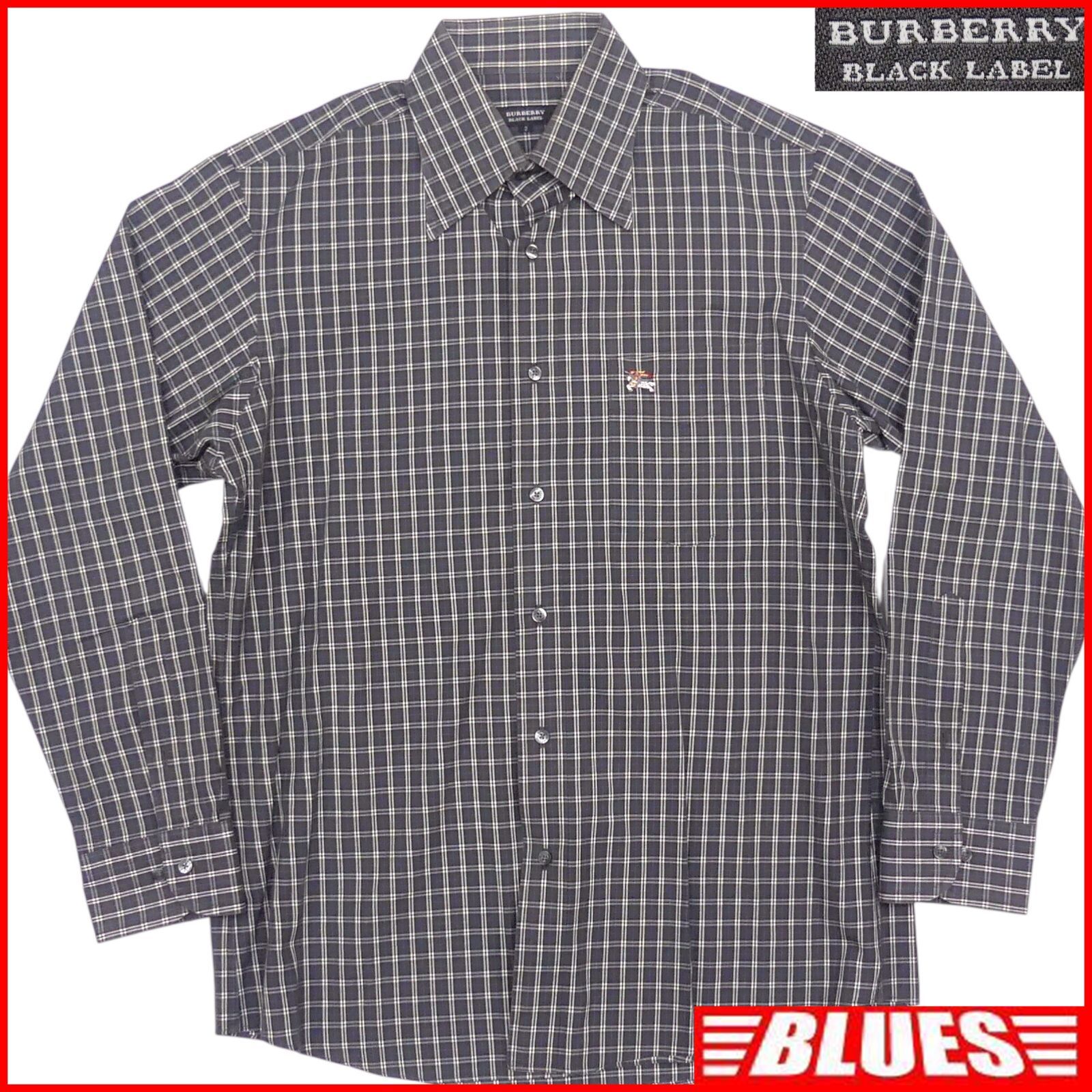 BURBERRY BLACK LABEL 廃盤 バーバリーブラックレーベル シャツ M
