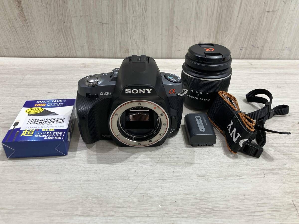 ソニー DSLR-A330L α330 ズｰムレンズキット ブラック デジタル一眼