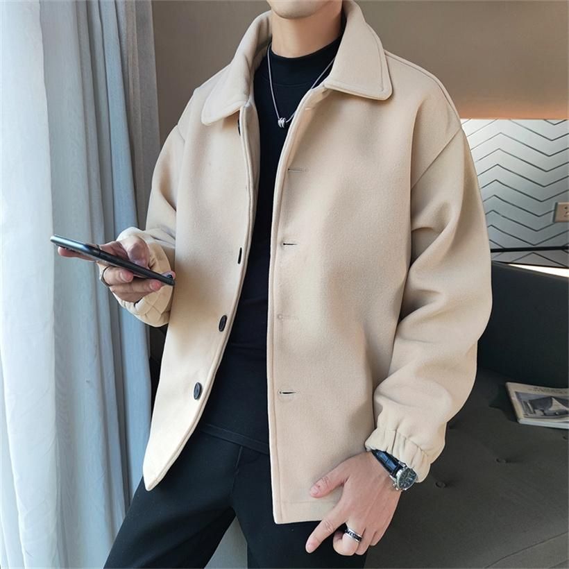 コートメンズ Pコート オーバーコート ジャケット ステン ショート ボタン留め 紳士服 フォーマル ビジネス 通勤 仕事 アウター 男子 外套 zz0302771c42a
