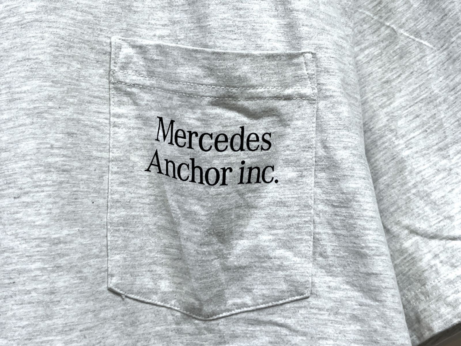 Mercedes Anchor inc. 新品タグ付き　ポケットT ANCHOR INC.｜アンカーインク ポケット Tシャツ MERCEDES ANCHOR