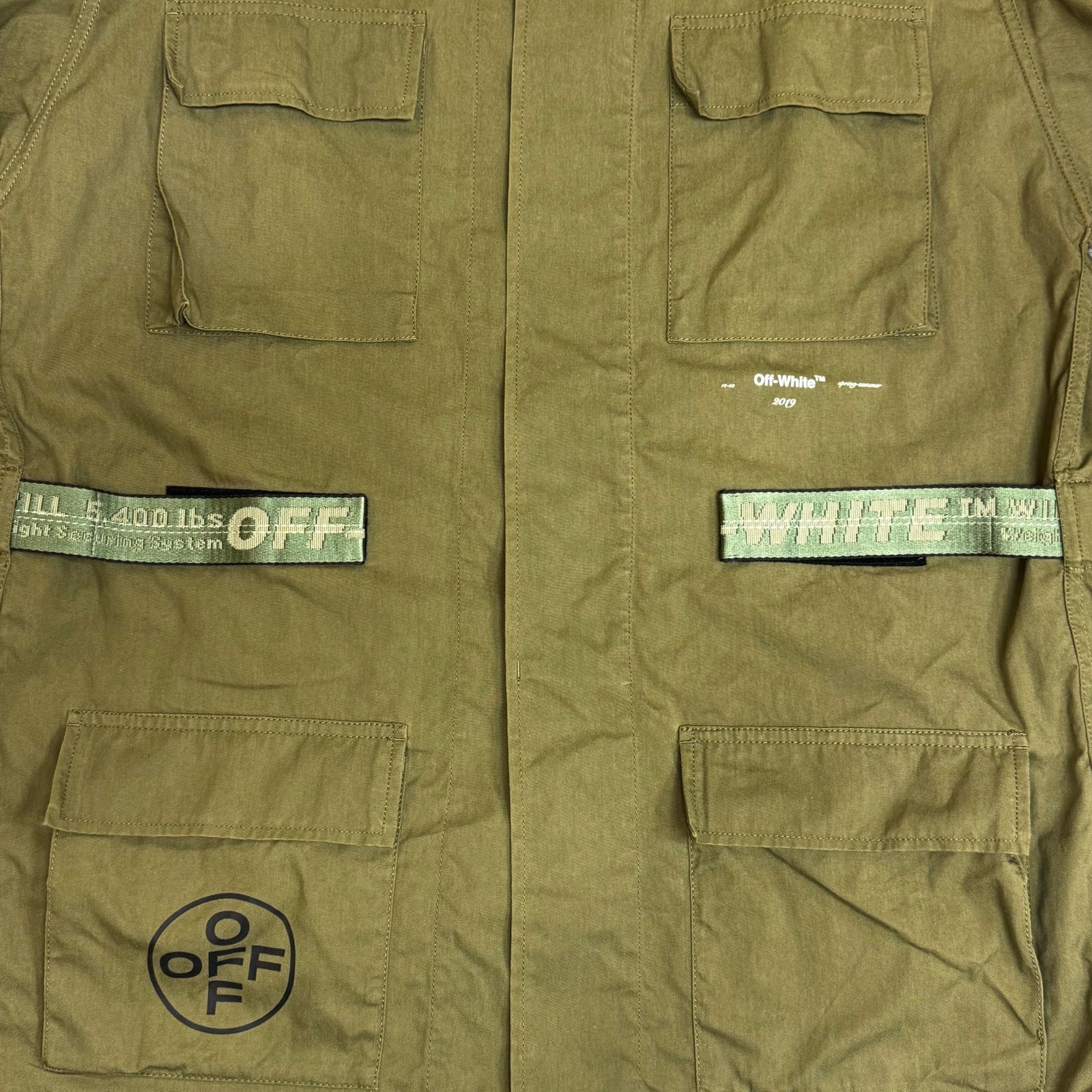 国内正規 OFF-WHITE FIELD ARROW PRINTED JACKET アロープリント