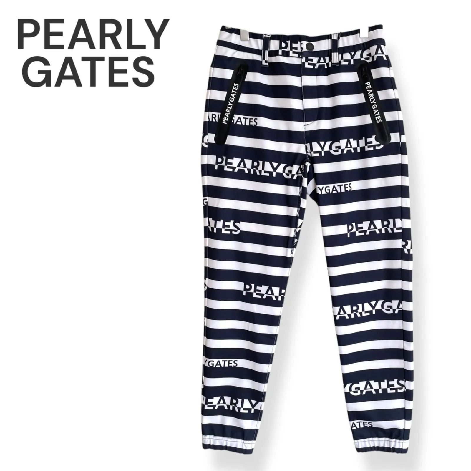 パーリーゲイツ PEARLYGATES ストレッチパンツ ホワイト 白 6 パーリーゲイツ PEARLYGATES ストレッチパンツ ホワイト 白 6